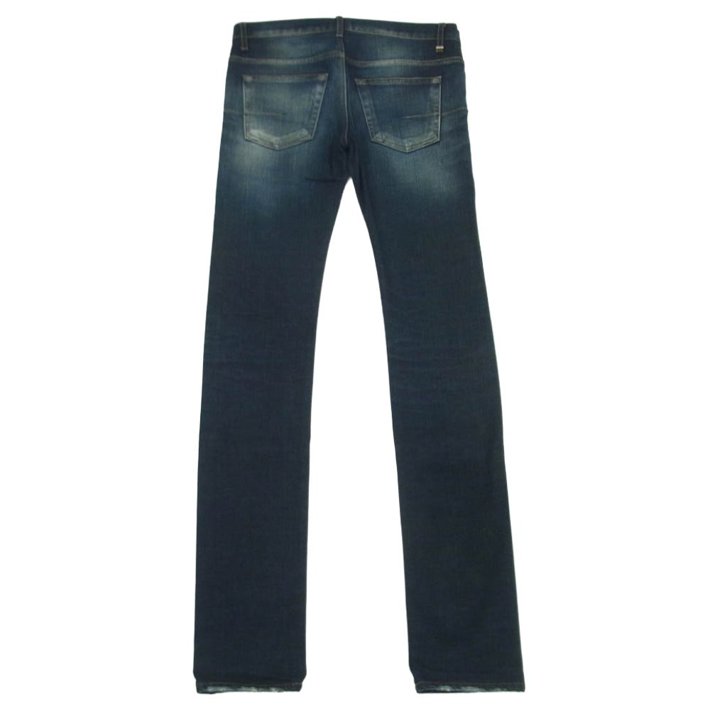 DIOR HOMME ディオールオム 10AW 0H31J1081600 クリス期 アンダーマイト ボタンフライ ストレッチ スキニー デニム パンツ インディゴブルー系 29【中古】