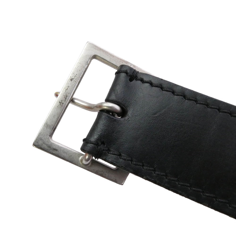 d*e様 DIOR HOMME 05ss エディ期 Dバックル レザー ベルト DIOR HOMME ディオールオム 05ss エディ期 Dバックル レザー ベルト