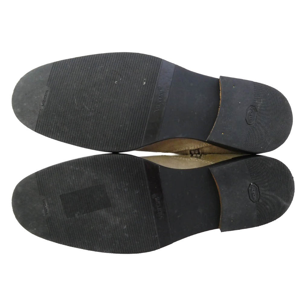 DIOR HOMME ディオールオム 04AW エディ期 スエード サイドジップ ブーツ ベージュ系 42【中古】