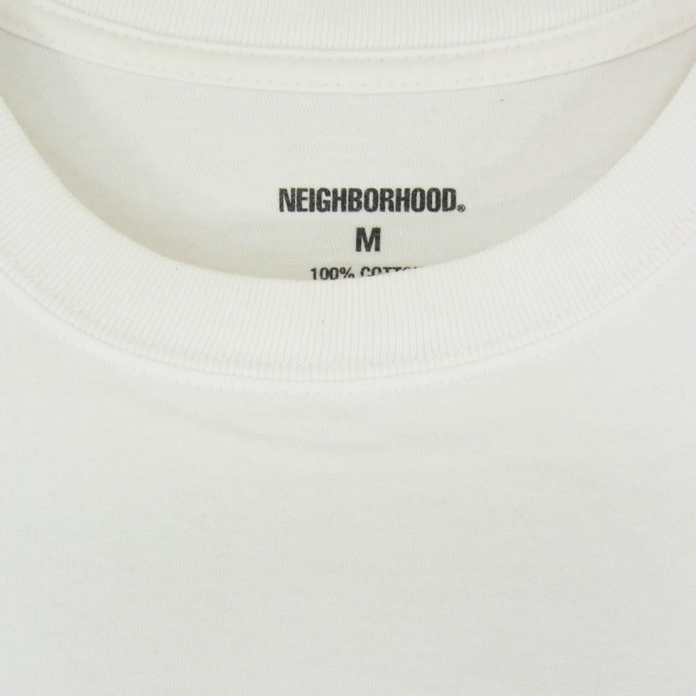 NEIGHBORHOOD ネイバーフッド SKULL C-TEE SS バックプリント スカル 半袖 Tシャツ ホワイト系 M【中古】