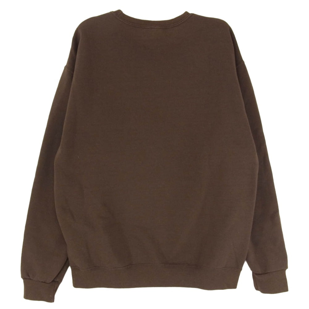 WACKO MARIA ワコマリア Cheech & Chong STILL SMOKIN CREW NECK SWEAT SHIRT チーチアンドチョン クルーネック スウェット  トレーナー ブラウン系 M【中古】 WACKO MARIA ワコマリア Cheech & Chong STILL SMOKIN CREW NECK