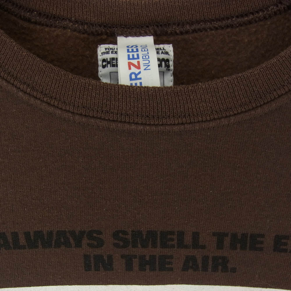 WACKO MARIA ワコマリア Cheech & Chong STILL SMOKIN CREW NECK SWEAT SHIRT チーチアンドチョン クルーネック スウェット  トレーナー ブラウン系 M【中古】 WACKO MARIA ワコマリア Cheech & Chong STILL SMOKIN CREW NECK