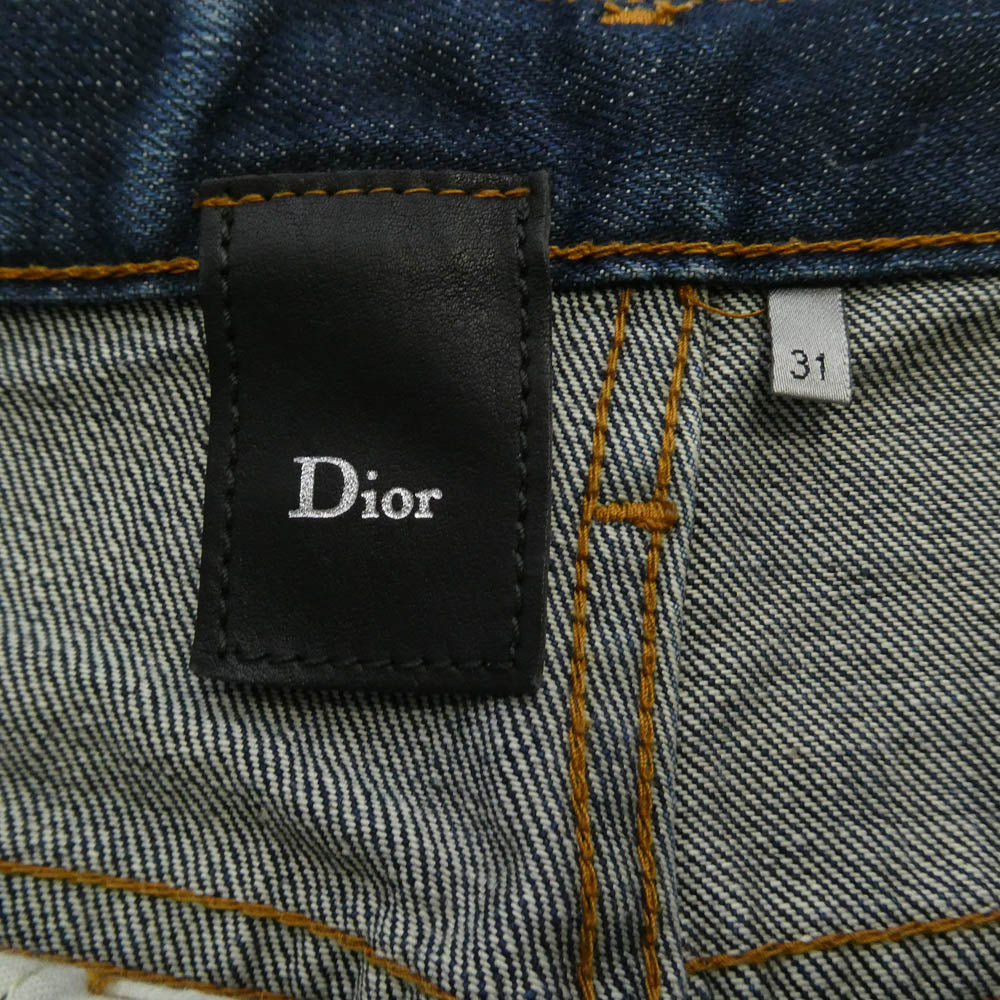 DIOR HOMME ディオールオム 06AW 6EH1011585 エディ期 インディゴ デニム パンツ インディゴブルー系 31【中古】