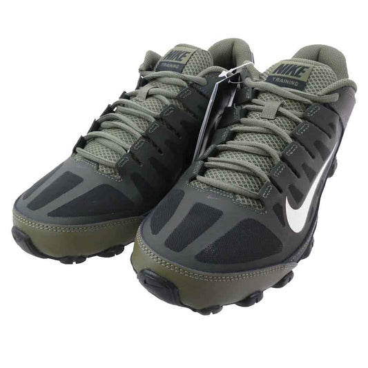 NIKE ナイキ 621716-300 REAX 8 TR MESH リアックス スニーカー ブラック系 カーキ系 27cm【極上美品】【中古】