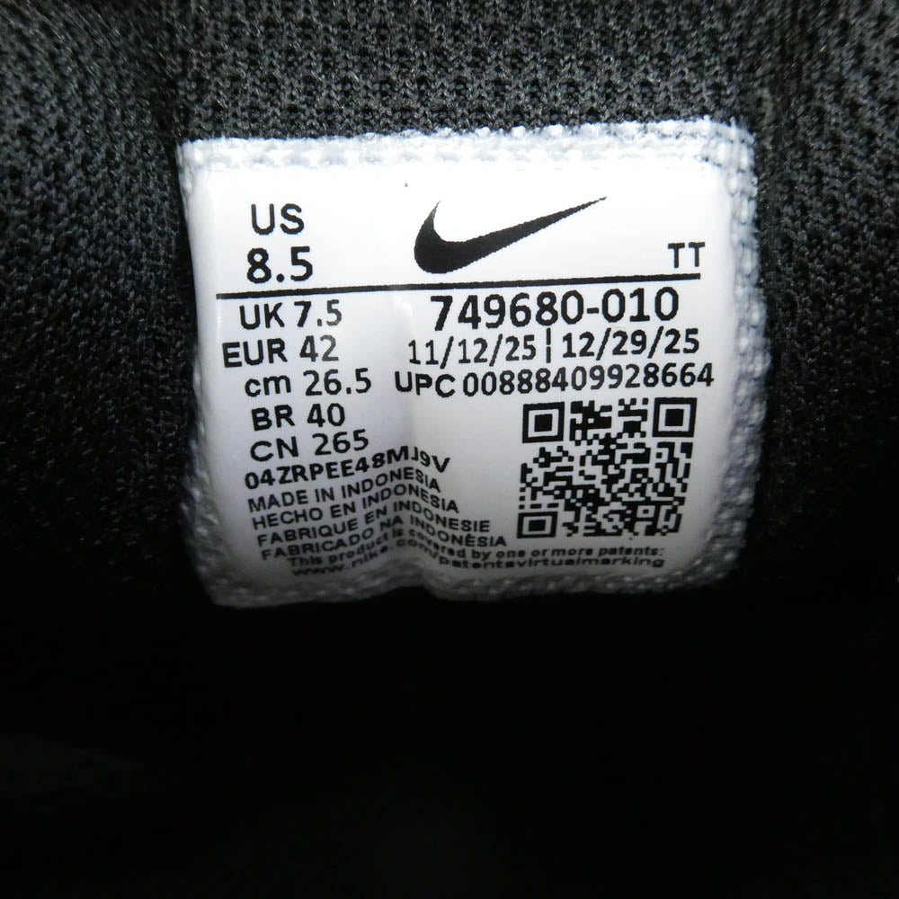 NIKE ナイキ 749680-010 AIR MAX INVIGOR インビガー スニーカー ブラック系 26.5cm【極上美品】【中古】