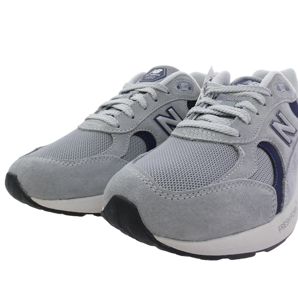 NEW BALANCE ニューバランス 26SS U188W3U2 RESH FOAM X 1880 V2 フレッシュフォームX1880 スニーカー グレー系 ネイビー系 26ｃｍ【極上美品】【中古】