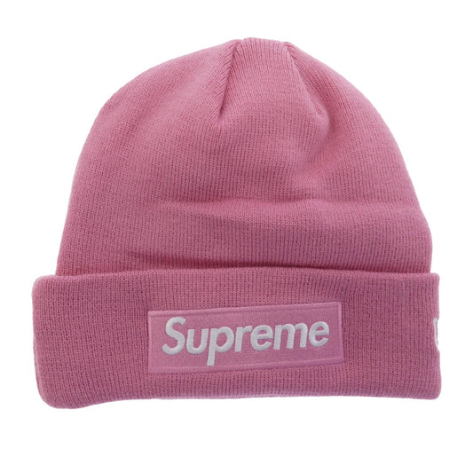 Supreme シュプリーム NEW ERA ニューエラ 24AW × New Era Box Logo Beanie Dusty Pink ニューエラ ボックスロゴ ビーニー ニット キャップ ダスティーピンク ピンク系【中古】