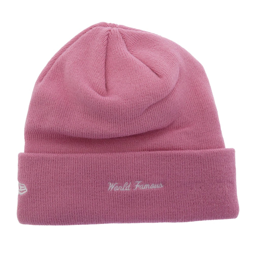 Supreme シュプリーム NEW ERA ニューエラ 24AW × New Era Box Logo Beanie Dusty Pink ニューエラ ボックスロゴ ビーニー ニット キャップ ダスティーピンク ピンク系【中古】