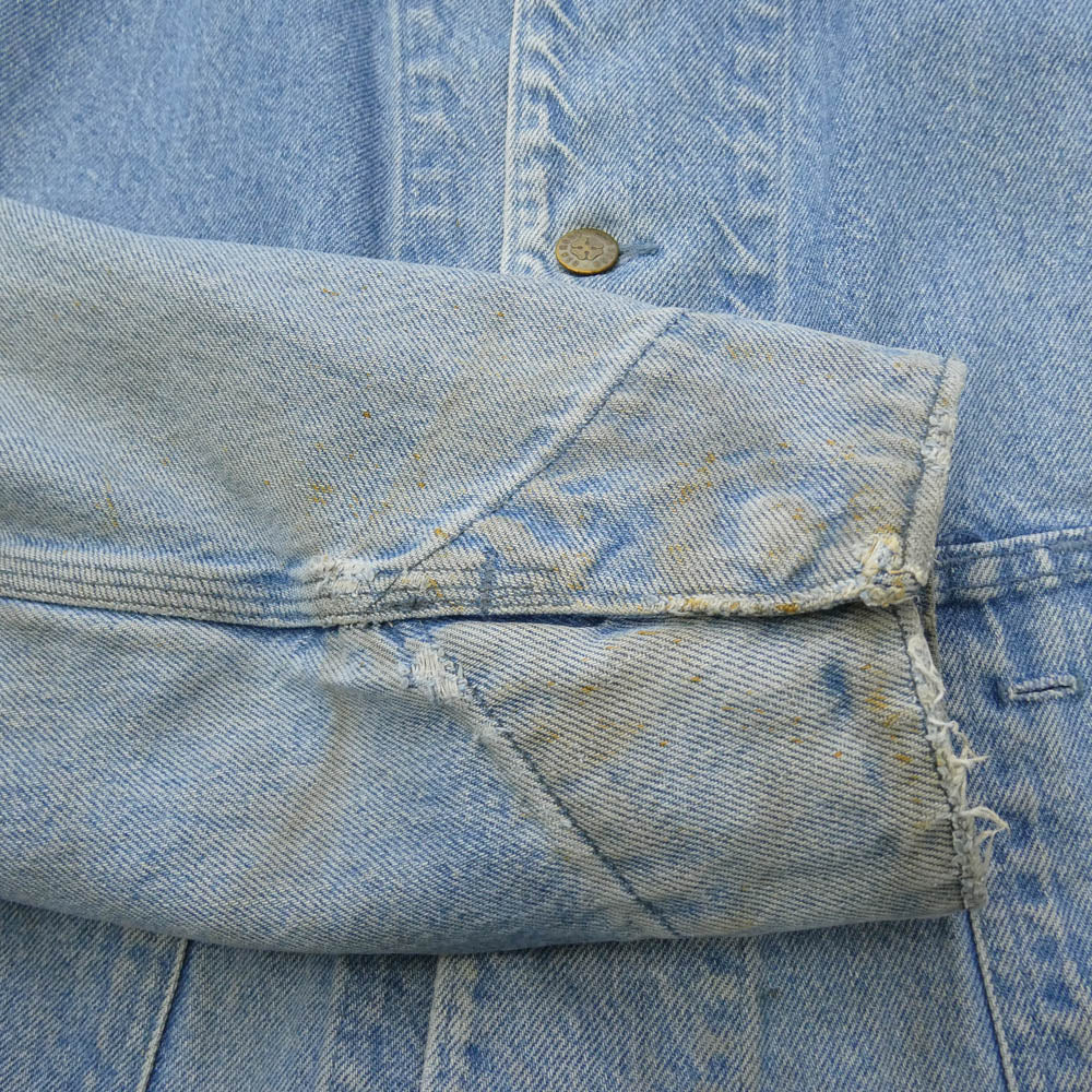 OSHKOSH オシュコシュ 80s 三角タグ デニム カバーオール ジャケット インディゴブルー系【中古】