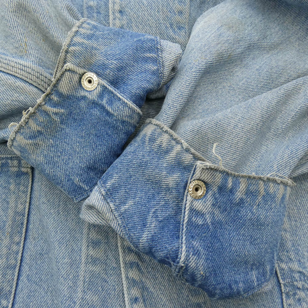 OSHKOSH オシュコシュ 80s 三角タグ デニム カバーオール ジャケット インディゴブルー系【中古】