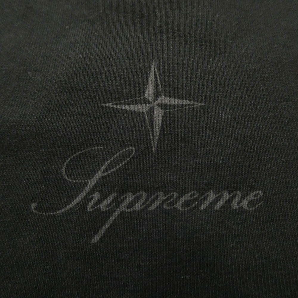 Supreme シュプリーム × STONE ISLAND ストーンアイランド 23AW L/S Top ロングスリーブ Tシャツ 長袖 ブラック系 カーキ系 L【中古】