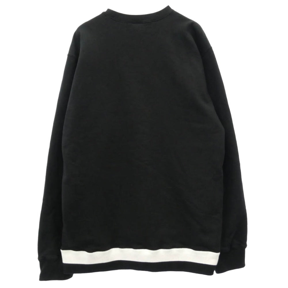 Supreme シュプリーム 19SS Rib Stripe Crewneck リブストライプ クルーネック スウェット ブラック系 L【美品】【中古】 Supreme シュプリーム 19SS Rib Stripe Crewneck リブストライプ