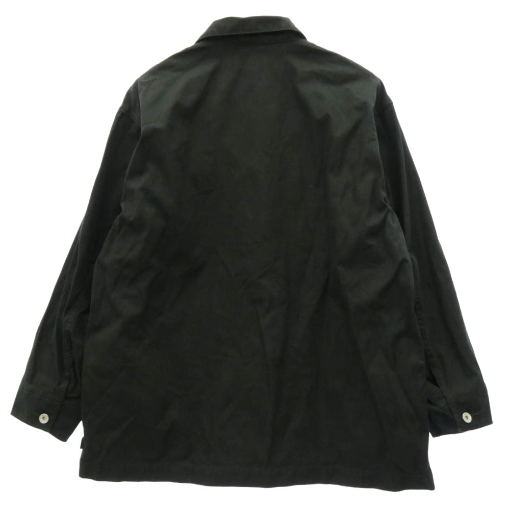 NEIGHBORHOOD ネイバーフッド 25SS 251AQNH-JKM02 BW.SHORT COAT BLACK & WHITE シリーズ ワーク コート ブラック系 L【中古】