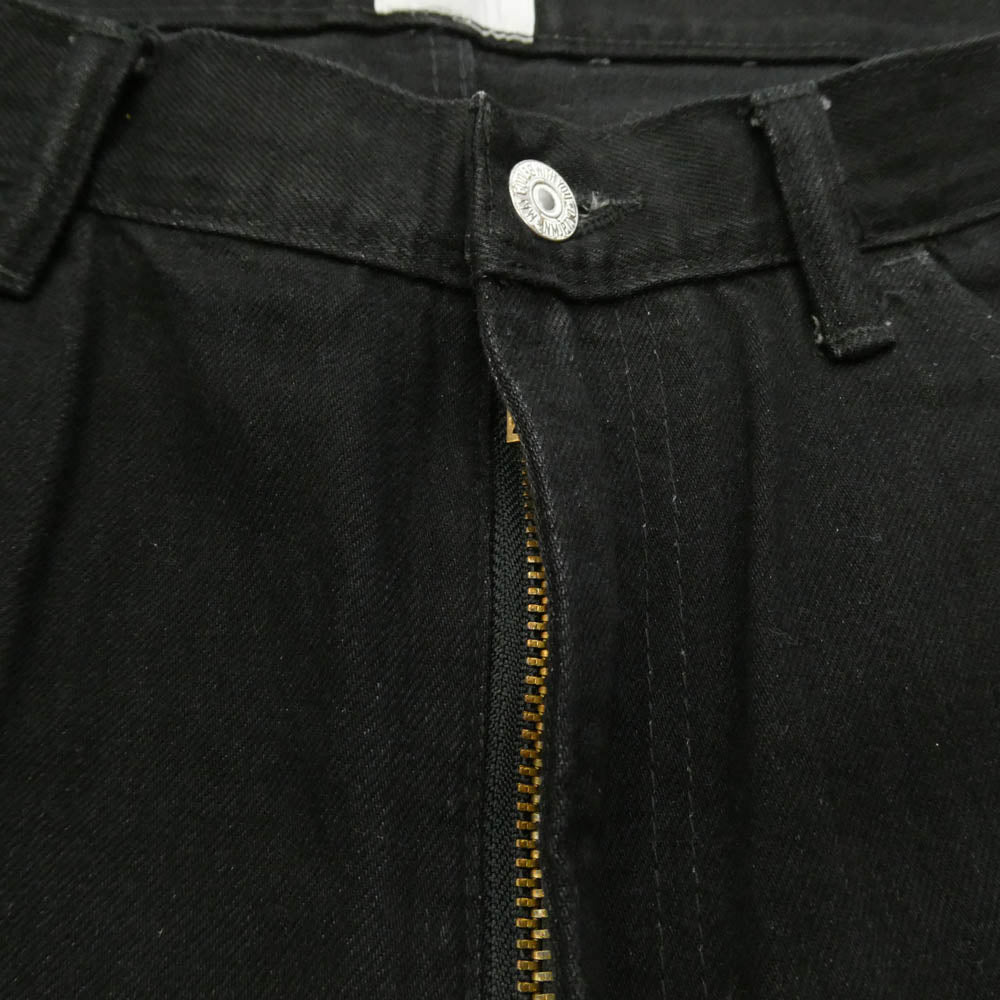 New Manual ニューマニュアル ＃010 LV SUPER SLIM JEANS スーパー スリム ジーンズ デニム パンツ ブラック系 34【中古】