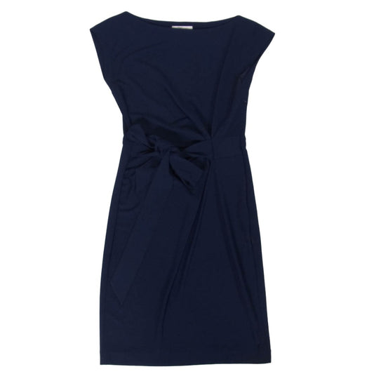 DIANE VON FURSTENBERG ダイアンフォンファステンバーグ ノースリーブ ワンピース ネイビー系 4【中古】