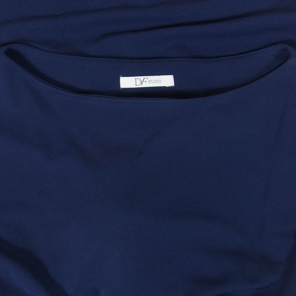 DIANE VON FURSTENBERG ダイアンフォンファステンバーグ ノースリーブ ワンピース ネイビー系 4【中古】