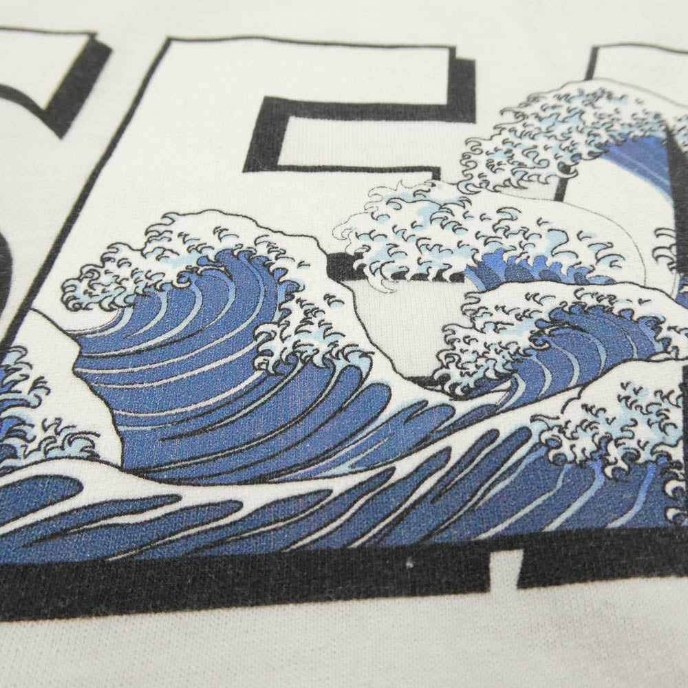 WIND AND SEA ウィンダンシー × PHANTACi PHANTA AND SEA ロゴ プリント コットン 半袖 Tシャツ ホワイト系 M【中古】