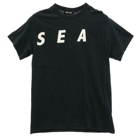 WIND AND SEA ウィンダンシー WDS-Donation-02 KEEP DISTANCE T-SHIRT フロントプリント チャリティー Tシャツ ブラック系 M【中古】