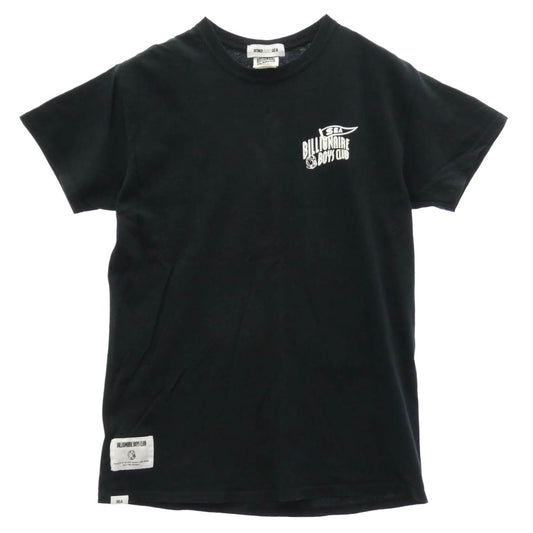 WIND AND SEA ウィンダンシー Billionaire Boys Club ビリオネアボーイズクラブ BBCJP195ST011 × BILLIONAIRE BOYS CLUB ロゴ プリント コットン 半袖 Tシャツ ブラック系 M【中古】