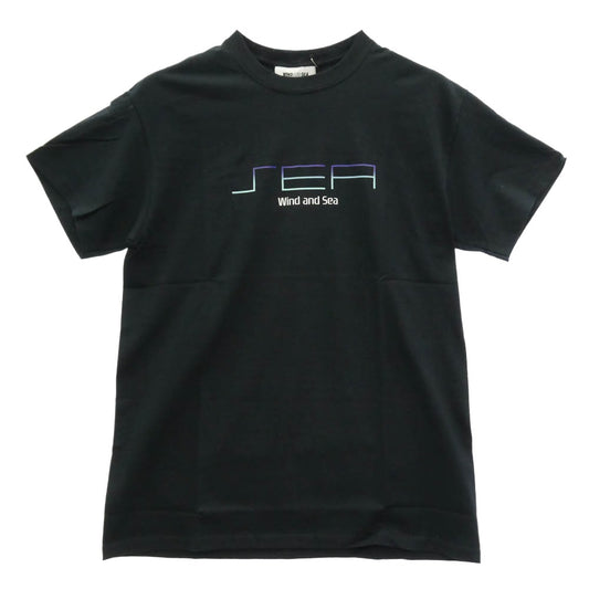 WIND AND SEA ウィンダンシー 20SS WDS-DRM-01 S_C_E T-SHIRT フロントプリント Tシャツ 半袖カットソー ブラック系 M【美品】【中古】