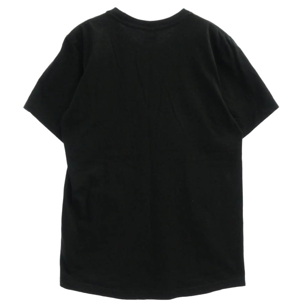 Supreme シュプリーム Chrome Logo Tee クローム ロゴ プリント コットン クルーネック Tシャツ ブラック系 S【中古】