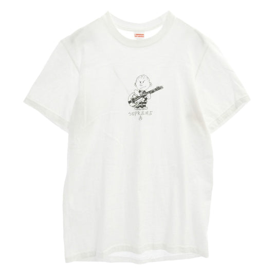 Supreme シュプリーム 21AW Rocker Tee ロッカー プリント コットン クルーネック Tシャツ ホワイト系 S【中古】