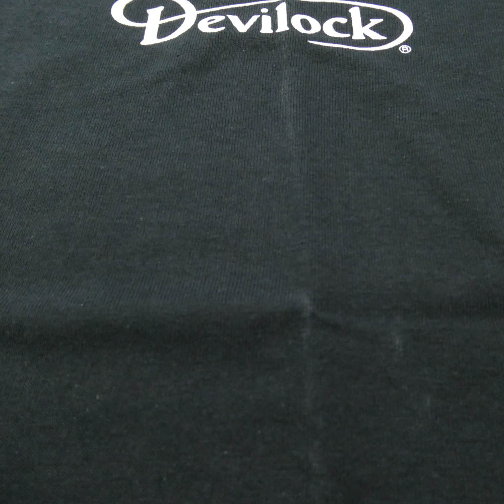 WIND AND SEA ウィンダンシー 20SS DVLK-WDS-06 × Devilock デビロック バッククロス プリント Tシャツ 半袖カットソー ブラック系 M【美品】【中古】