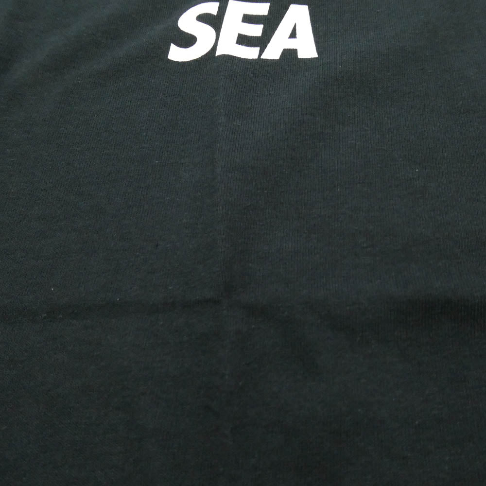 WIND AND SEA ウィンダンシー 20SS DVLK-WDS-06 × Devilock デビロック バッククロス プリント Tシャツ 半袖カットソー ブラック系 M【美品】【中古】