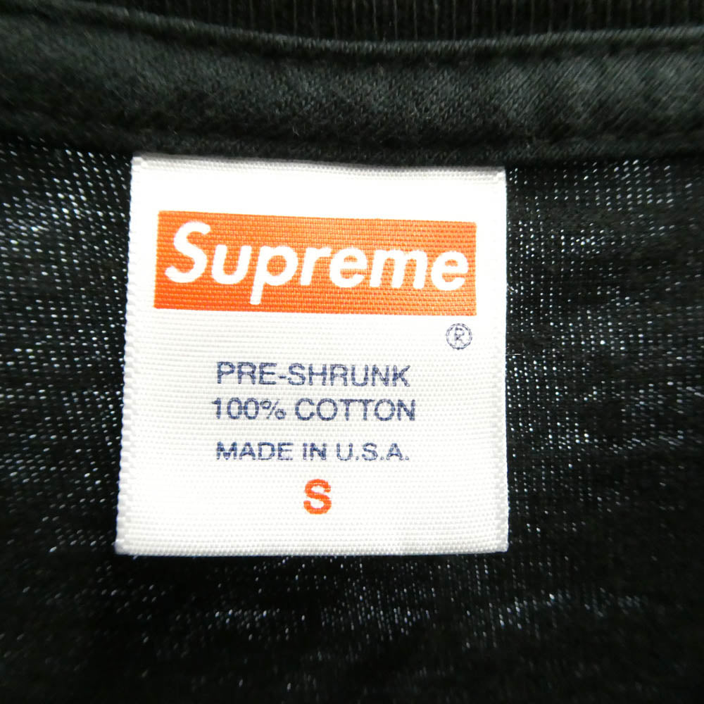 Supreme シュプリーム Butthole Surfers Psychic Tee バットホール サーファーズ サイキク プリント Tシャツ ブラック系 S【中古】