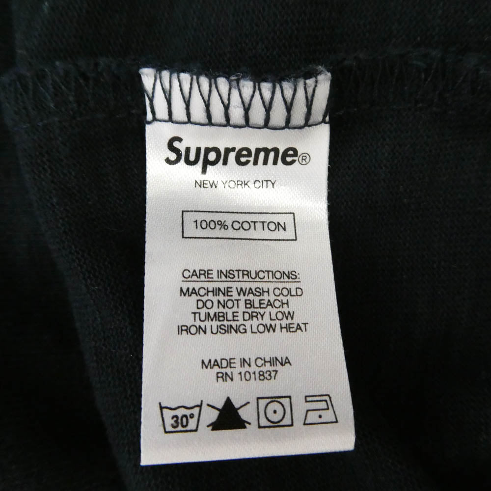 Supreme シュプリーム 20SS Star Logo S/S Top スター ロゴ 半袖 コットン クルーネック Tシャツ ネイビー系 S【中古】
