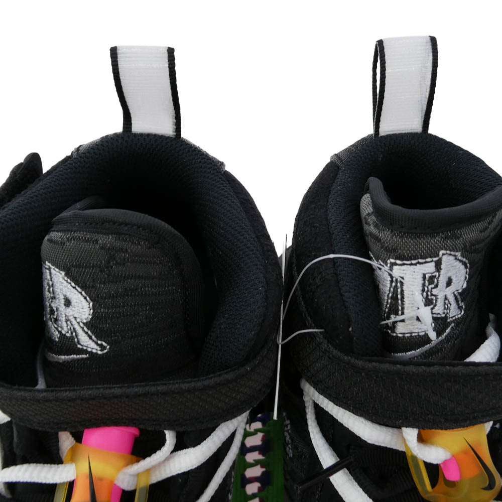NIKE ナイキ OFF-WHITE オフホワイト DO6290-001 × Off-White オフホワイト Air Force 1 Mid Black エアフォース1 ミッド ハイカットスニーカー ブラック系 26.cm【新古品】【未使用】【中古】