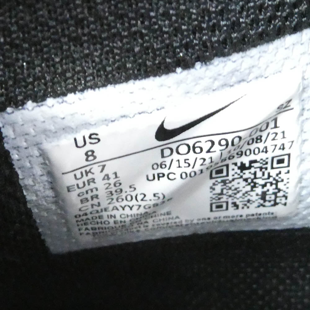 NIKE ナイキ OFF-WHITE オフホワイト DO6290-001 × Off-White オフホワイト Air Force 1 Mid Black エアフォース1 ミッド ハイカットスニーカー ブラック系 26.cm【新古品】【未使用】【中古】