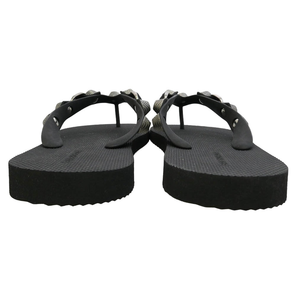 BALENCIAGA バレンシアガ 784853 W1TA2 CAGOLE カゴール サンダル ブラック系 37【新古品】【未使用】【中古】