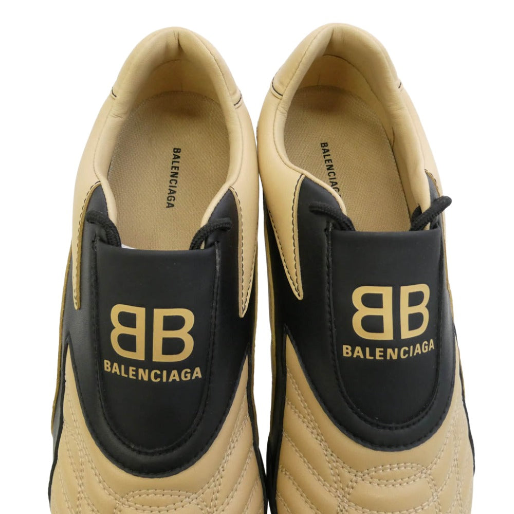 BALENCIAGA バレンシアガ 817539 ZEN SNEAKER ローカット スニーカー ベージュ系 ブラック系 38【新古品】【未使用】【中古】