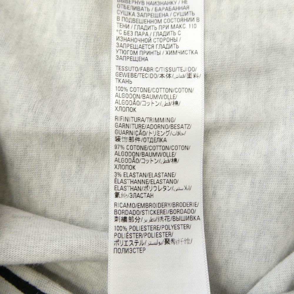 BALENCIAGA バレンシアガ 698811 TMVC9 Upside Down T-Shirt アップサイドダウン 再構築 半袖 Tシャツ カットソー ホワイト系 グレー系 L【中古】