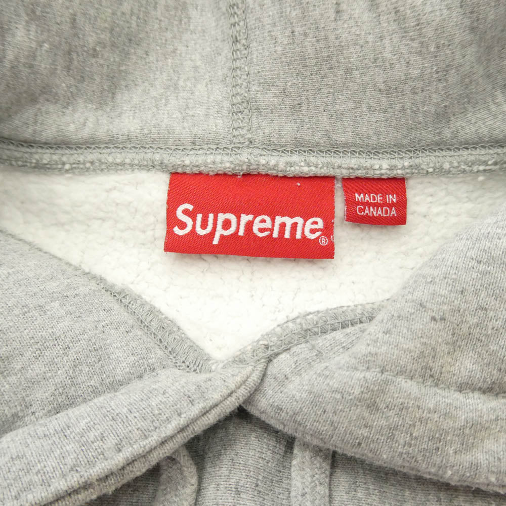 Supreme シュプリーム 20AW S Logo Hooded Sweatshirt エス ロゴ フーデッド スウェットシャツ プルオーバー パーカー フーディー グレー系 M【中古】