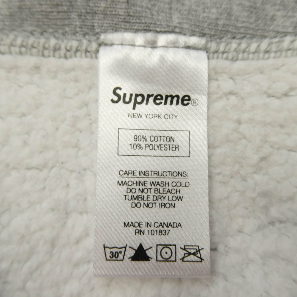 Supreme シュプリーム 20AW S Logo Hooded Sweatshirt エス ロゴ フーデッド スウェットシャツ プルオーバー パーカー フーディー グレー系 M【中古】