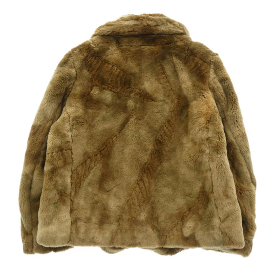 DRIES VAN NOTEN ドリスヴァンノッテン テディベアコート フェイクファー ショート ジャケット ライトブラウン系 サイズ表記なし【中古】