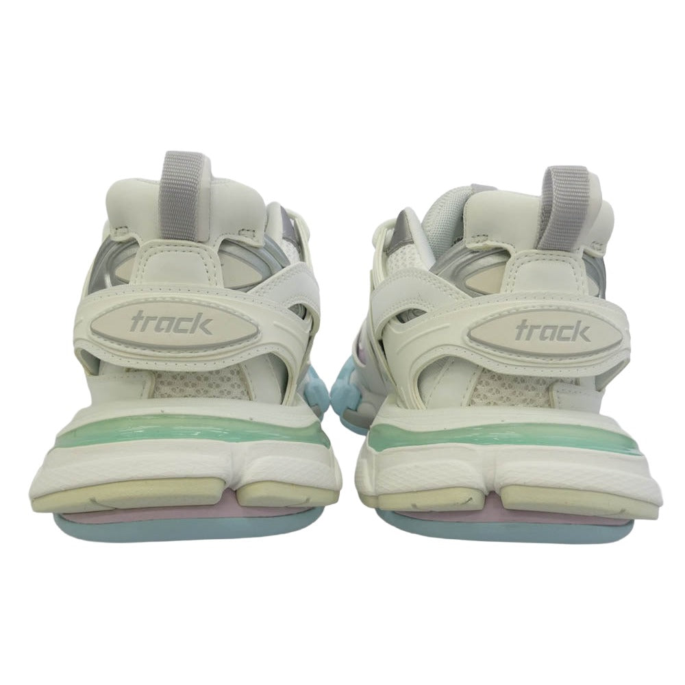 BALENCIAGA バレンシアガ 542436 track trainer トラック スニーカー ホワイト系 38【新古品】【未使用】【中古】