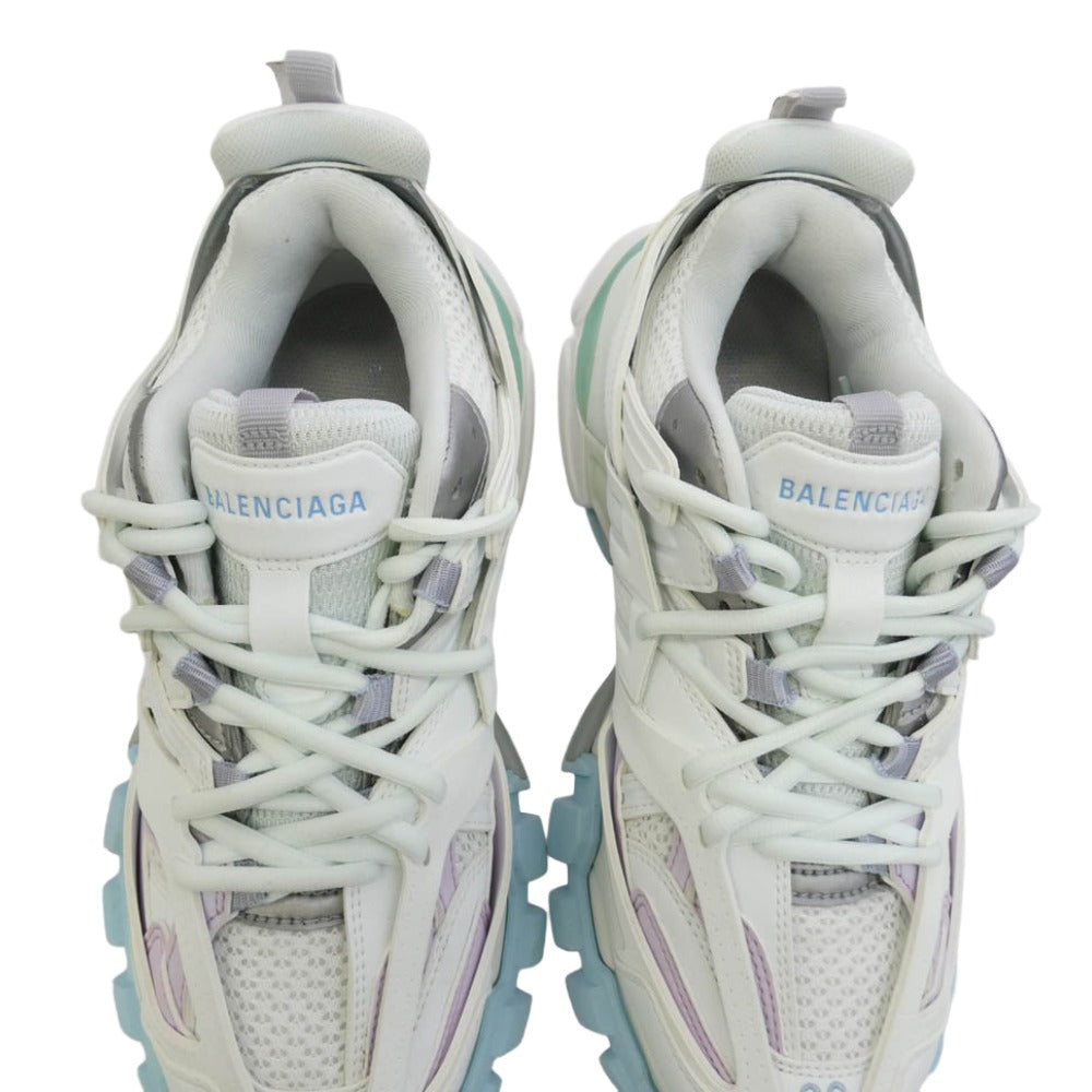 BALENCIAGA バレンシアガ 542436 track trainer トラック スニーカー ホワイト系 38【新古品】【未使用】【中古】