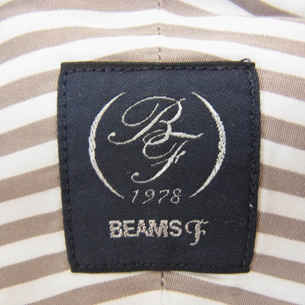 BEAMS ビームス 21-11-0024-563 ビームスF ロンドンストライプ ワイドカラーシャツ ブラウン系 15 1/2【中古】