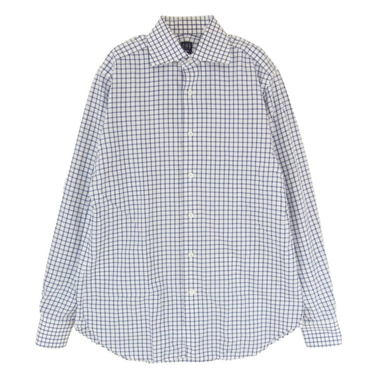 BEAMS ビームス 21-11-0124-563 ビームスF THOMAS MASON トーマスメイソン ビームスF GRAPH-CHECK SHIRTS グラフチェック 長袖 シャツ ブルー系 15 1/2【中古】