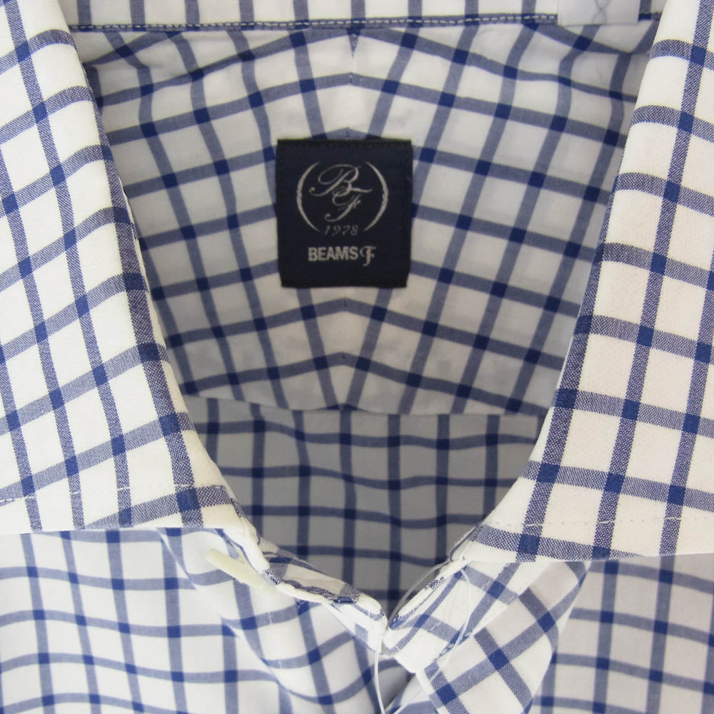 BEAMS ビームス 21-11-0124-563 ビームスF THOMAS MASON トーマスメイソン ビームスF GRAPH-CHECK SHIRTS グラフチェック 長袖 シャツ ブルー系 15 1/2【中古】