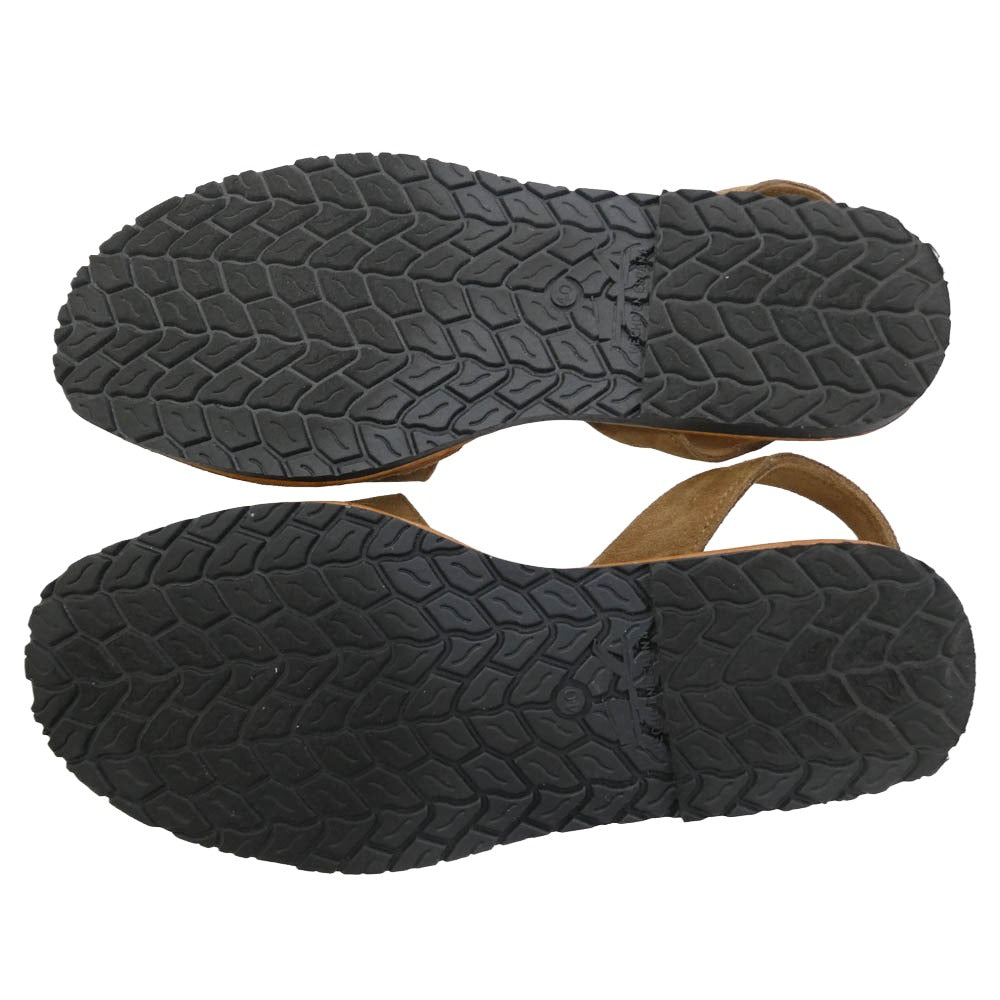 SUEDE スエード サンダル ブラウン系 40【中古】