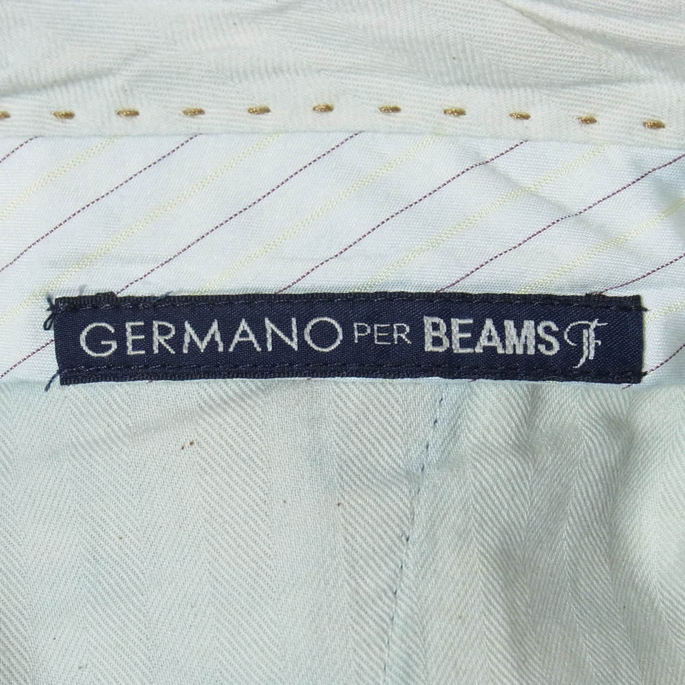 BEAMS ビームス 21-23-1218-081 ビームスF ジェルマーノ シャンブレーパンツ インディゴブルー系 48【中古】