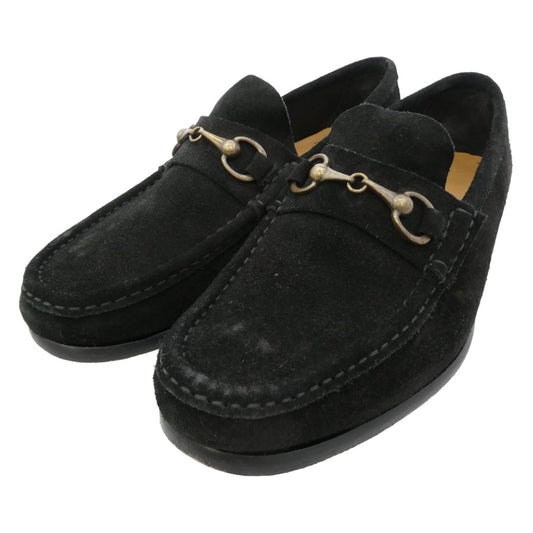 イルモカシーノ ビット スエード ローファー ブラック系 39.5【中古】