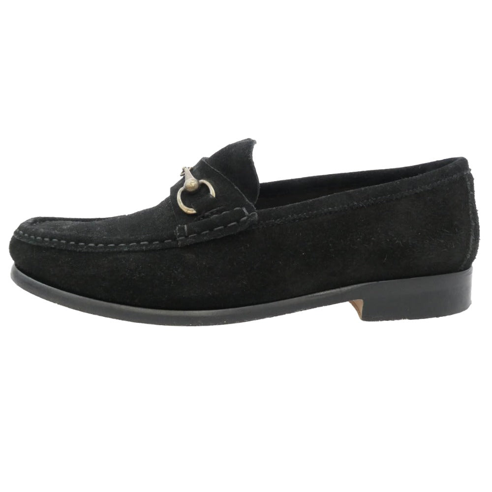 イルモカシーノ ビット スエード ローファー ブラック系 39.5【中古】