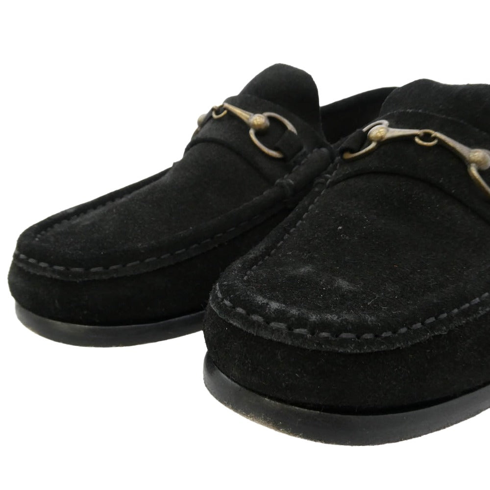 イルモカシーノ ビット スエード ローファー ブラック系 39.5【中古】