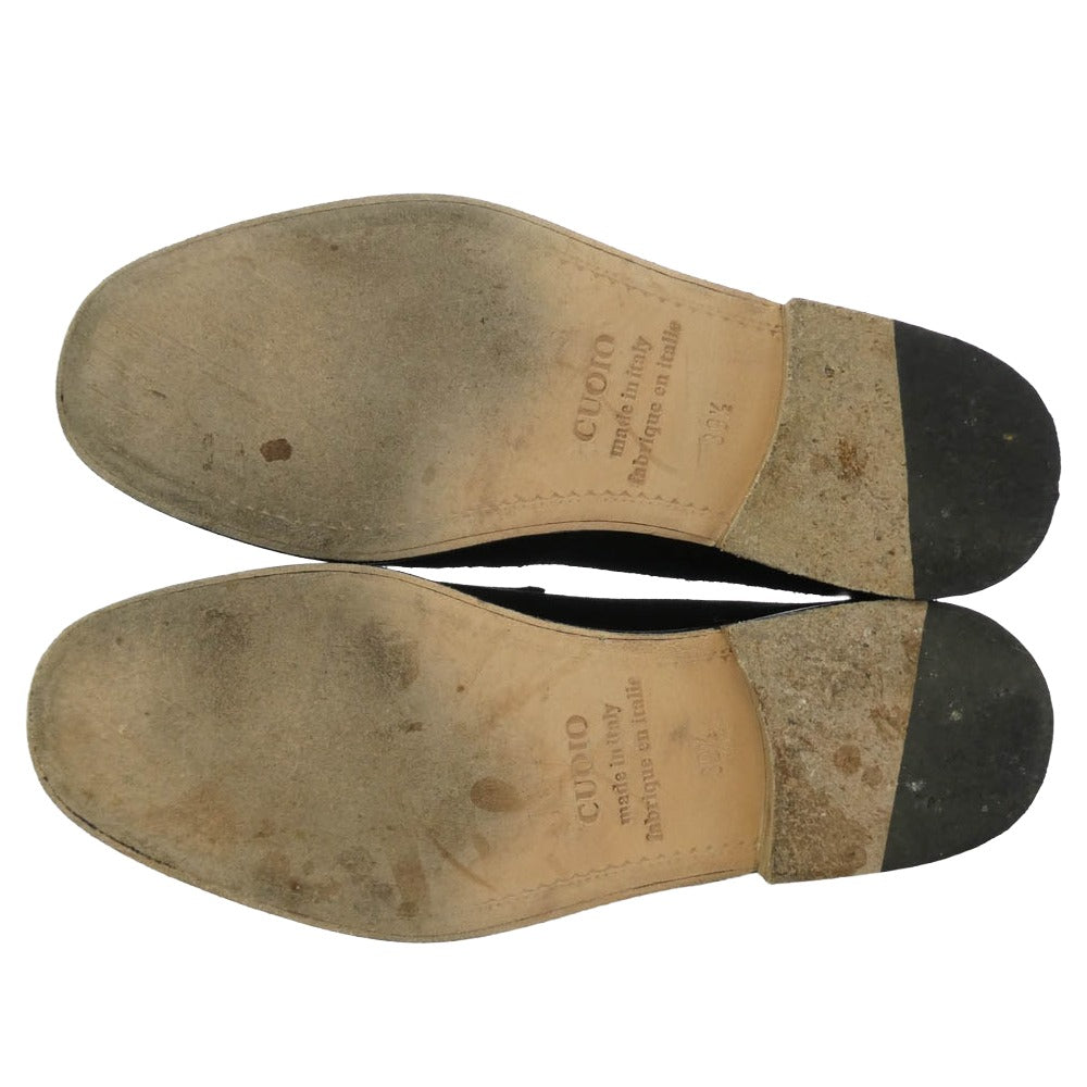イルモカシーノ ビット スエード ローファー ブラック系 39.5【中古】