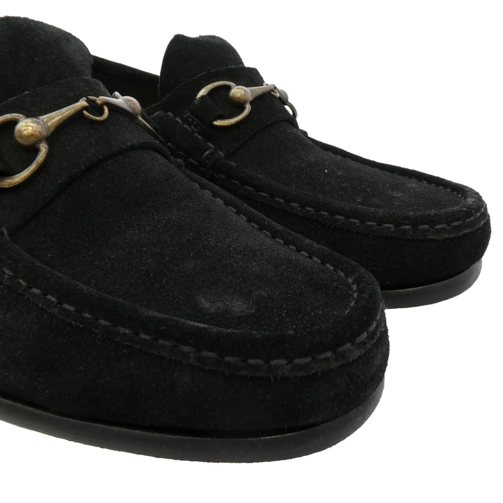 イルモカシーノ ビット スエード ローファー ブラック系 39.5【中古】